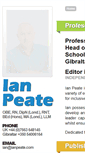 Mobile Screenshot of ianpeate.com